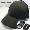 Outdoor Camping Night Fishing Peaked Cap Powered By USB / Button Battery Extended Brim Sun Hat LED Lighted Baseball Cap