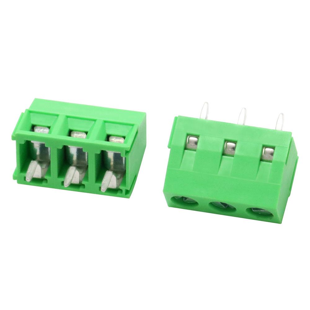 KF103/126/128/301/350/396-2pinový/3pinový rozteč 2,54/3,5/3,81/3,96/5,0/7,5 mm bloková spojovací svorkovnice šroubového typu PCB šroubová svorkovnice