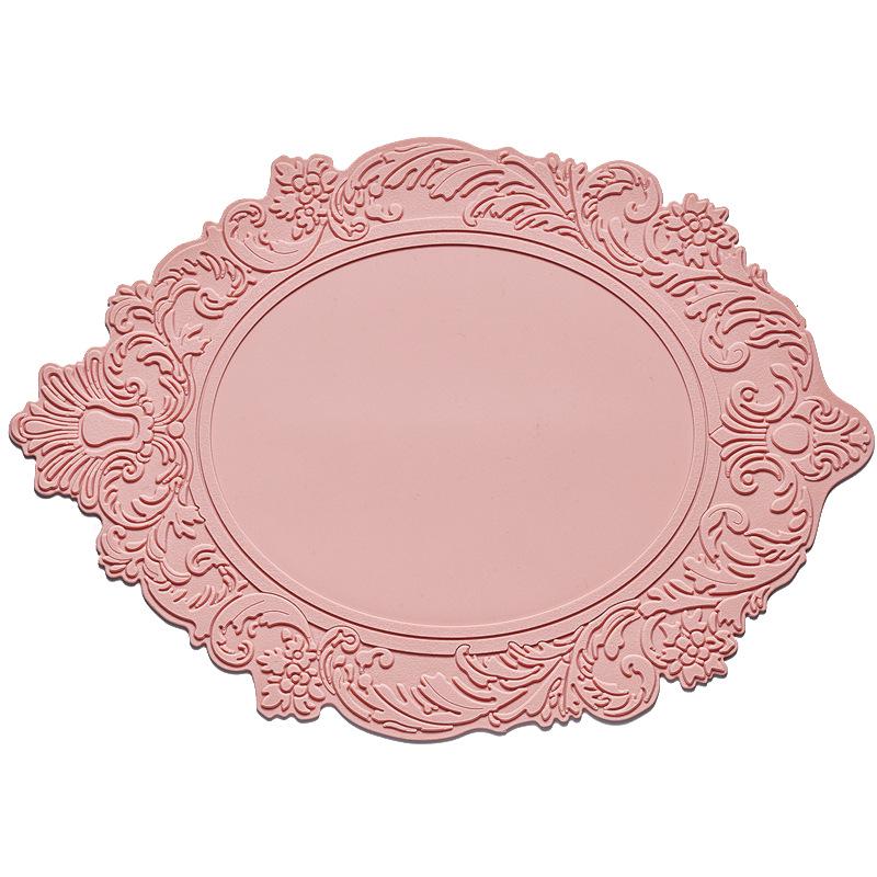 Nordic Silicone Embossed Lace Heat-Resistant Mat - Placemat, Teacup, Bowl, Pot, and Dinner Plate Accessory