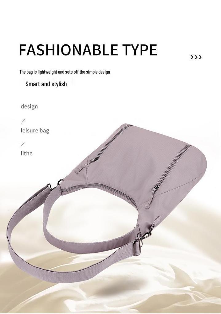 Women's Large Capacity Nylon Shoulder Crossbody Bag - Versatile, Casual, Trendy Commute Handbag