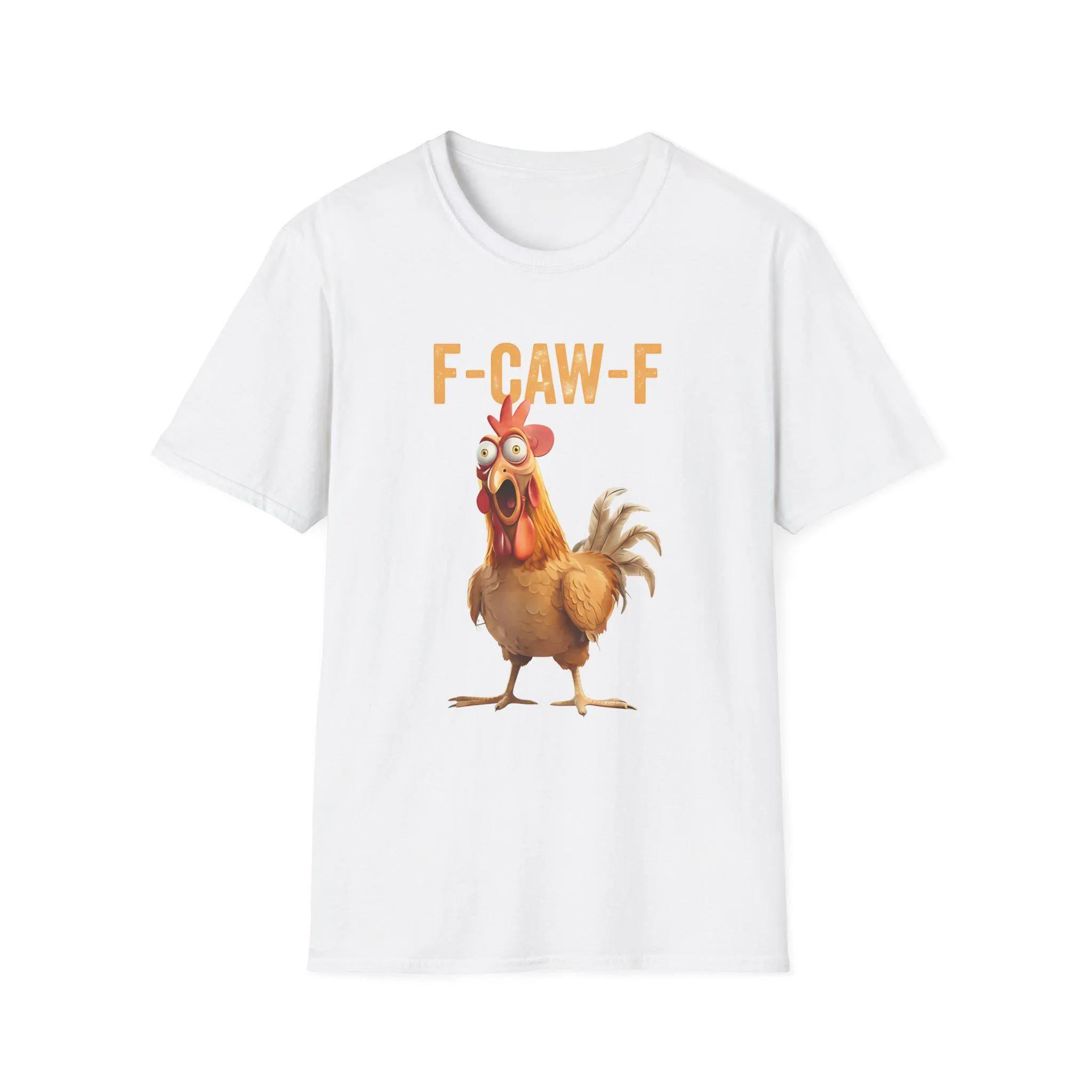 Funny Rooster Meme TShirt FCawF Raven Crow Tee Sassy Bird Lover Shirt Moonlit Raven Graphic Top Nature Inspired Autumn Tee S