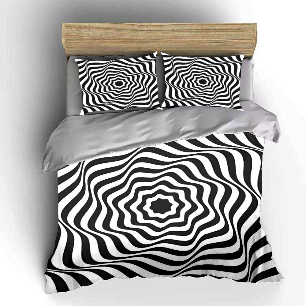 Three-Piece Set for Modern Design Exquisite three-piece bedding set gift for kids and adults 135x200cm