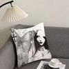 Gothic Coquette Cybersigilism INS Cushion Cover Pillowcase Ultra Soft Skin Friendly Fabric Cloud Like Comfort Concealed Zipper
