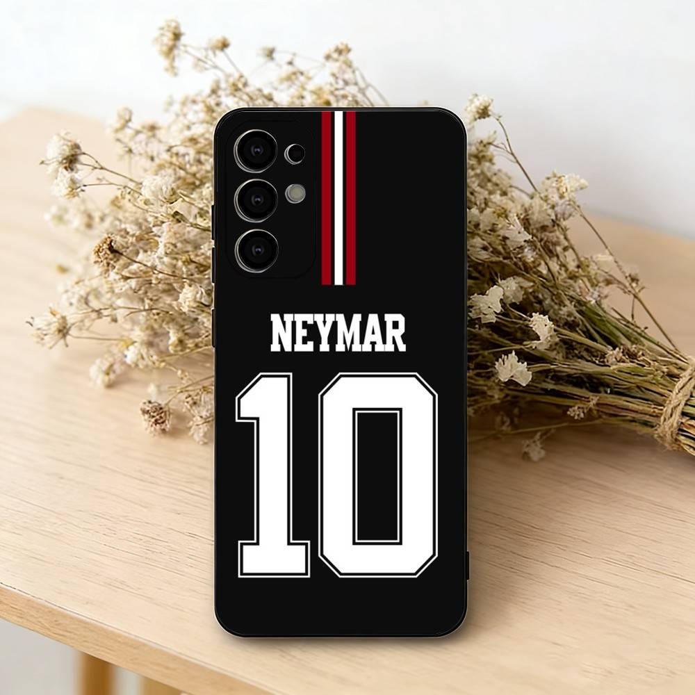F-Football 10 N-Neymar J-jr Custodia per Telefono Silicone Nero Morbido Per Samsung S25,S24,S21,S22,S23,S30,Ultra,S20,Plus,Fe,Lite