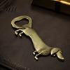 Decorative Animal Bottle Opener Dachshund Dog Opener, Zinc Alloy Cute Puppy Beer Novelty Metal Portable for Kitchen Bar And Home Cap Remover