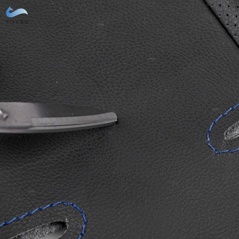 For Mercedes Benz W176 W246 W205 C117 C218 X218 W213 X156 X253 W166 X166 W470 Hand-stitch Car Steering Wheel Cover Leather Trim