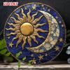 Metal Wall Art Moon Stars Rustic Home Decor Poster