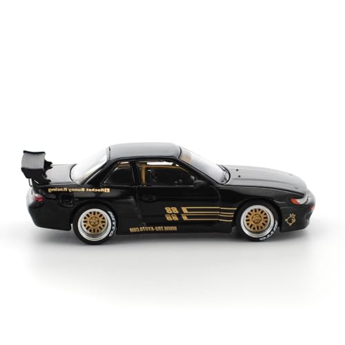 Genesis Company POP RACE 1/64 Pandem Silvia S13 - Black Finished Model PR640289