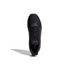 adidas Asweerun Nylon Cushioning Slip Resistant Abrasion Resistant Low Top Casual Running Shoes Men's Black Red White EE8445
