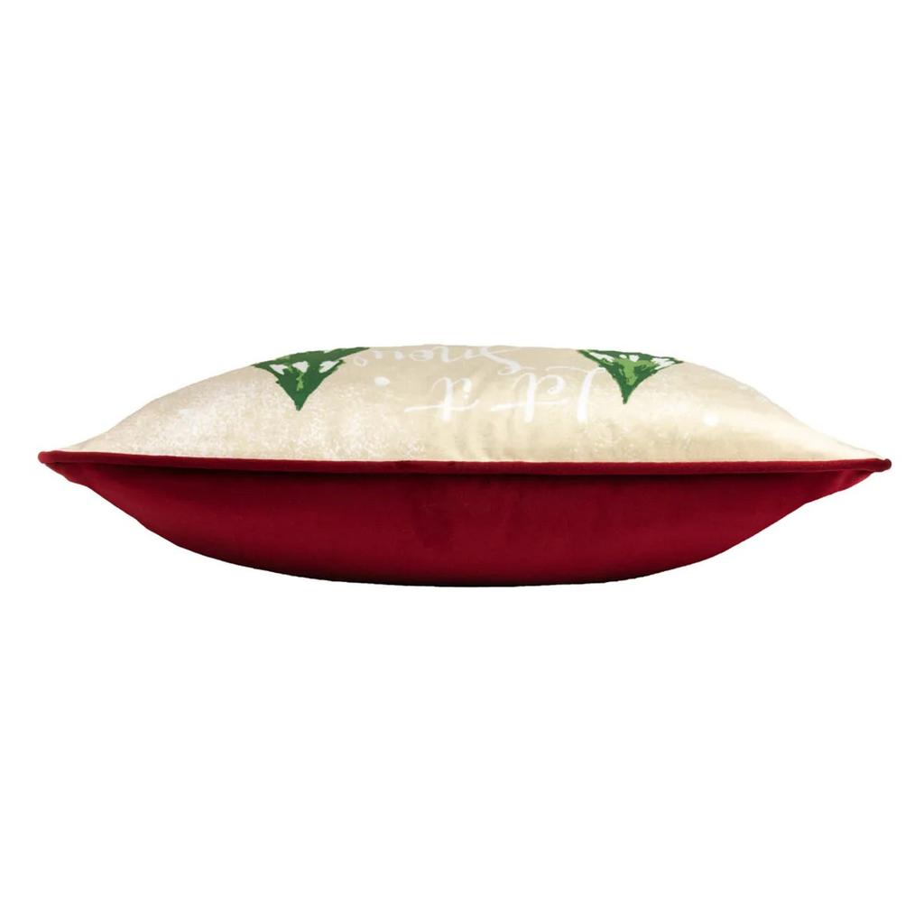 Furn Let It Snow Santa Claus Christmas Cushion Cover