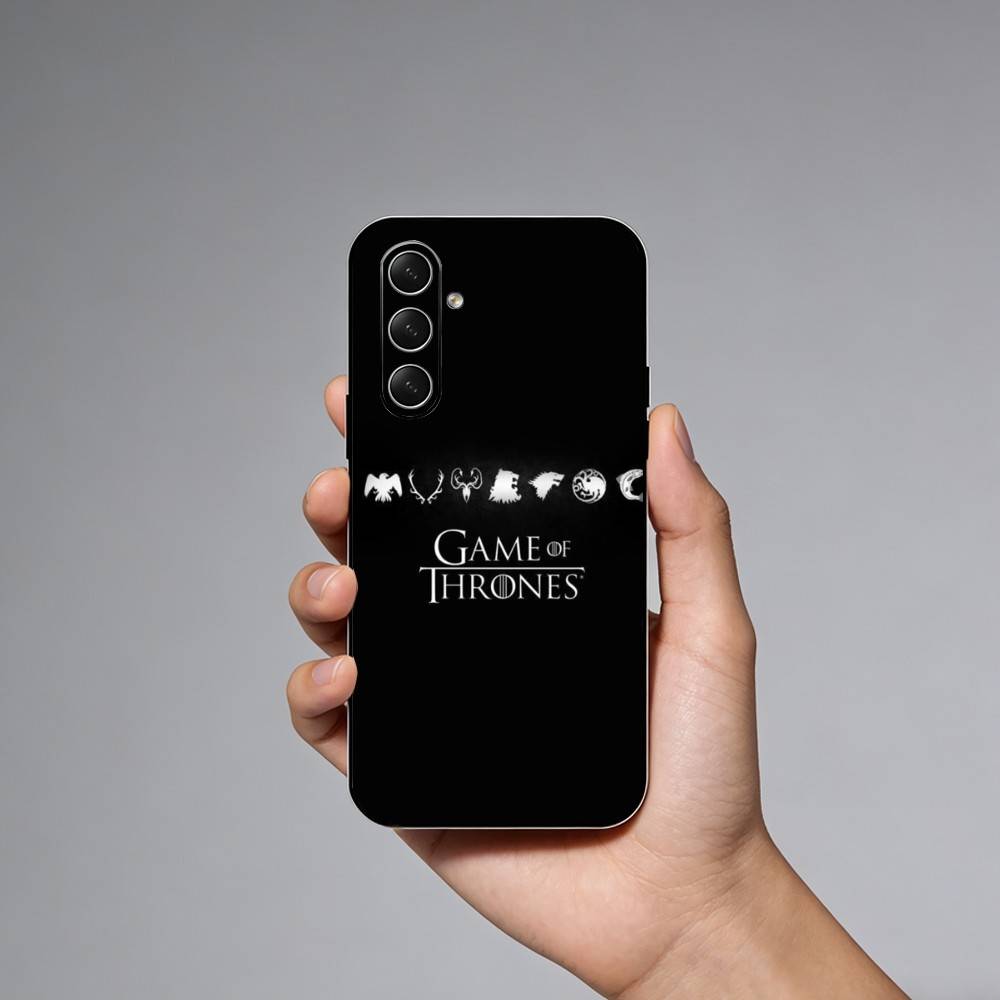 Game Of T-Thrones Phone Case For Samsung Galaxy A73,21,22,32,71,53,52,51,80,5G Soft Black Cover