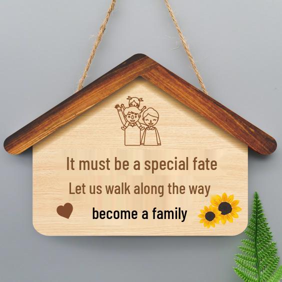 Creative Welcome Home Hanging Sign for Entryway