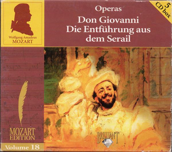 

CD WOLFGANG AMADEUS MOZART - Operas: Don Giovanni / Die Entführu 99732 Brilliant Class Netherland Classical Used