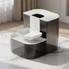 Heated Feline Water Fountain Easy To Clean Tilt Pour Water Fountain Large Capacity No Filters for Pets