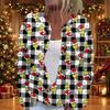 Women's Casual Long Sleeve Knit Cardigan with Button Front and Novelty Print