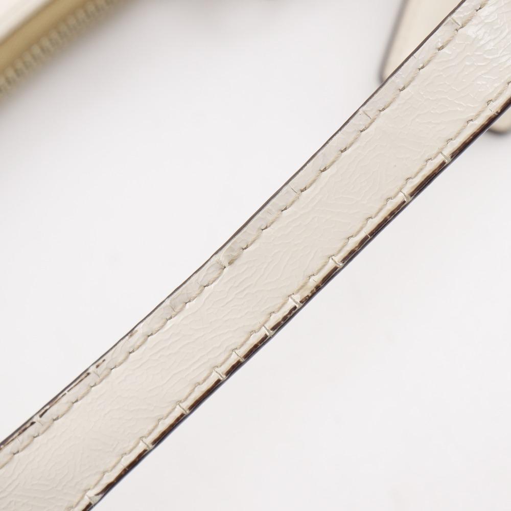 Coach Signature Shoulder Bag F19218 2WAY Beige Nylon Canvas Women Used