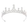 Brautkrone Tiara Legierung Silberplattiert Hochzeitskleid Accessoires Beliebtes Stirnband Prinzessin Luxus