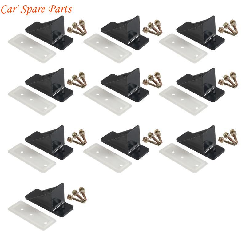 Y4UA 10 Pack Snow Retention Guards for Metal Roof with Perfects Seal Gasket and All Weather Neoprene Screws Easy Installation