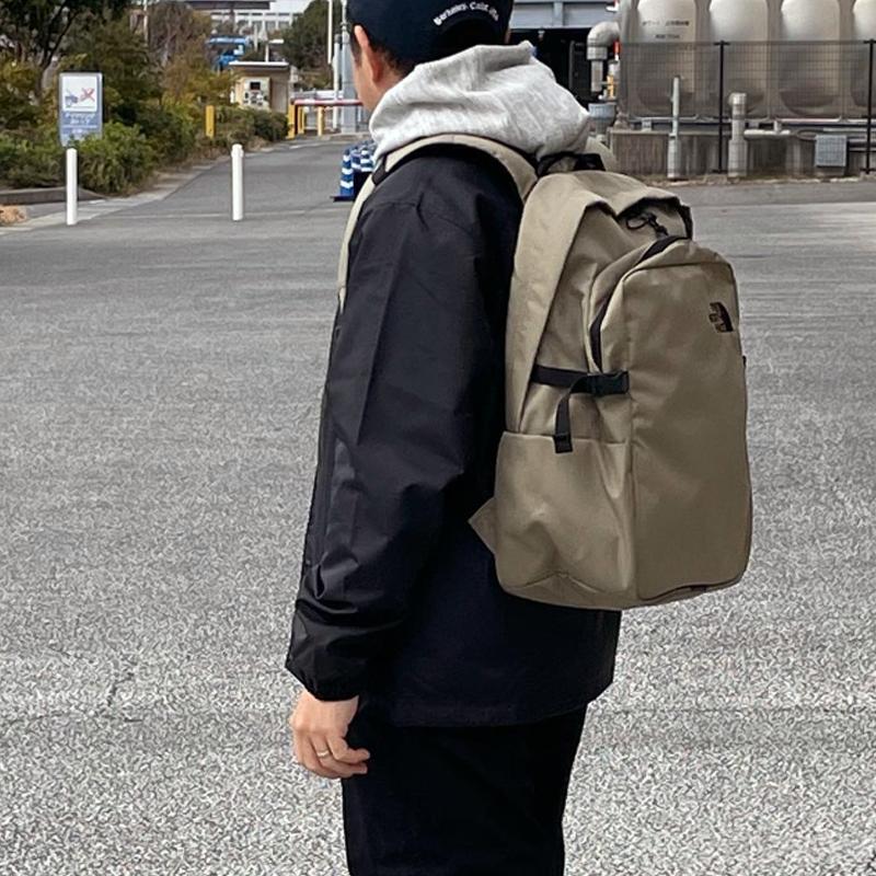 The North Face 24L Logo Sports Trend Backpack Unisex Backpack Recycled-Polyester Limestone NM72356FL