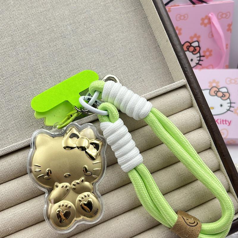 20mg Pure Gold Wealth-Attracting Cat Pendant Keychain - Gold Gift for Girlfriend