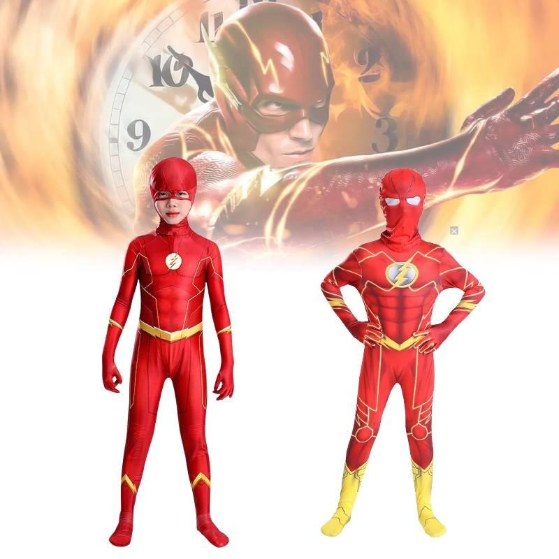 Cosplay The Flash Silk Full Body Suit Roleplay Stage Shows Characters Special