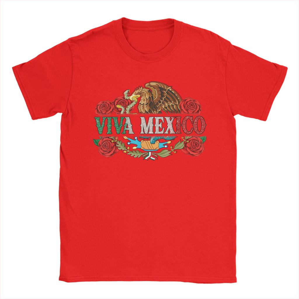 Viva Mexico Shirts Men Women Independence Day Mexico Flag T-Shirt For Mens Beach Y2K Casual T-Shirts O Neck Tee Shirt Clothing