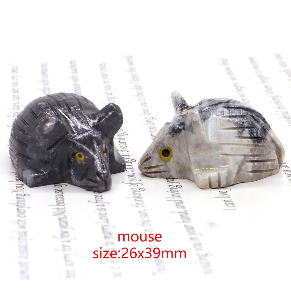 Mini Animals Frog Figurine Ornament Natural Shoushan Stone Carving Healing Crystal Fish Dinosaur Statue Room Desk Crafts Decor