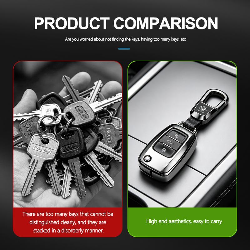 For Skoda NEW Car Alloy Keychain Key ring Leather Key Rings Kamiq Karoq Octavia 2 3 Rapid Scala Kami Fabia VII VRS fsvr64