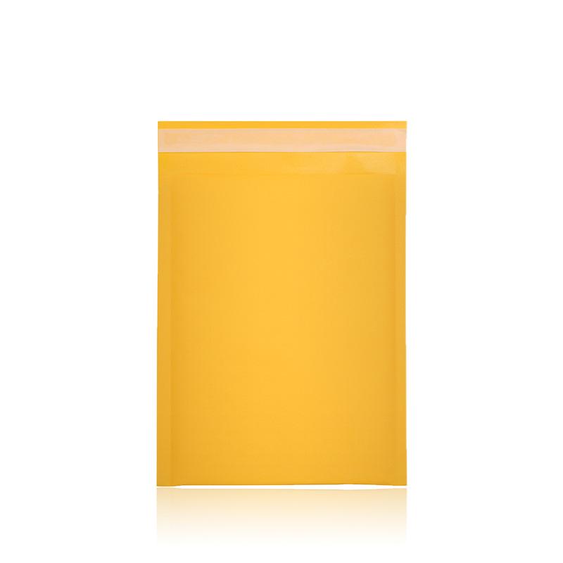 Yellow Kraft Bubble Mailer - Thickened Shockproof Foam for Clothing and Express Logistics Packaging