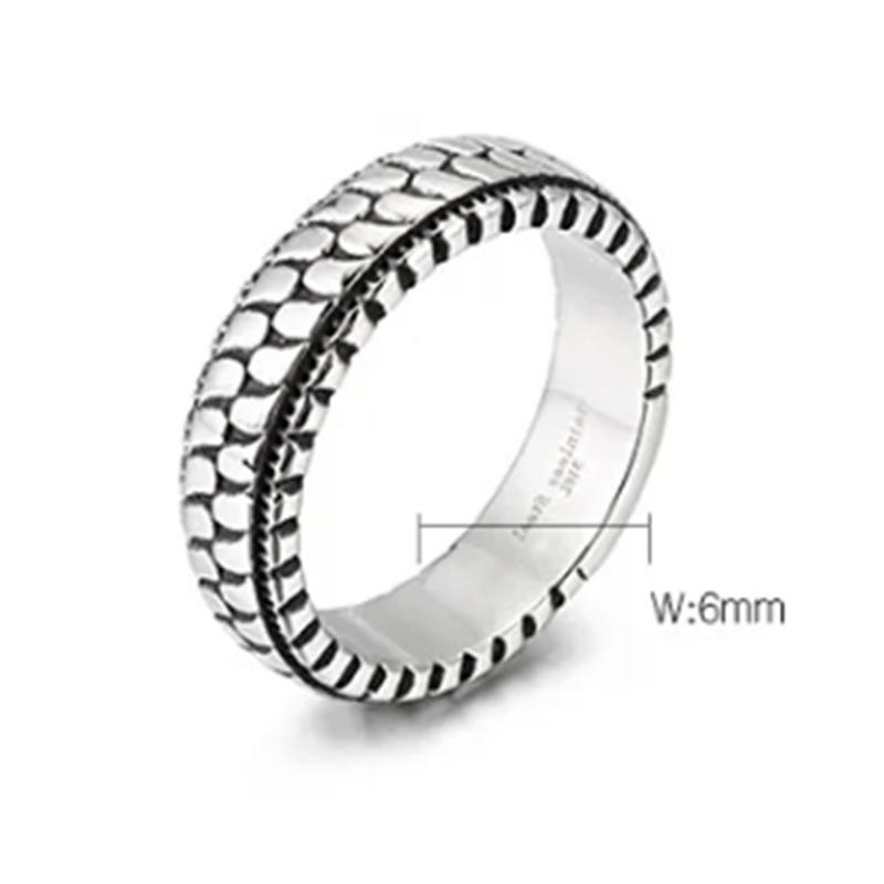 Vintage Stainless Steel Men's Rings Size 7-12 Boho Arrow Pattern Charm Finger Rings Cocktail Party Midi Rings Jewelry