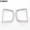 Rear Fog Light Lamp Cover Trim For Toyota Land Cruiser J200 2008 2009 2010 2011 ABS Chrome Car Tail Foglight Foglamp Bezel Trims
