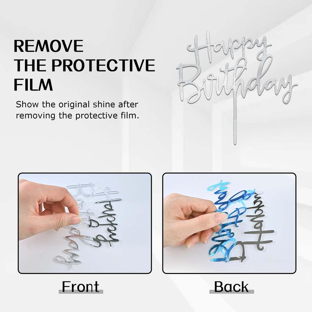 23 ks Třpytivé kuličkové topper na dort Disco Party Dekorace Stříbrná karta Šťastné narozeniny Topper na dort pro Disco tématickou párty 70s Disco Párty