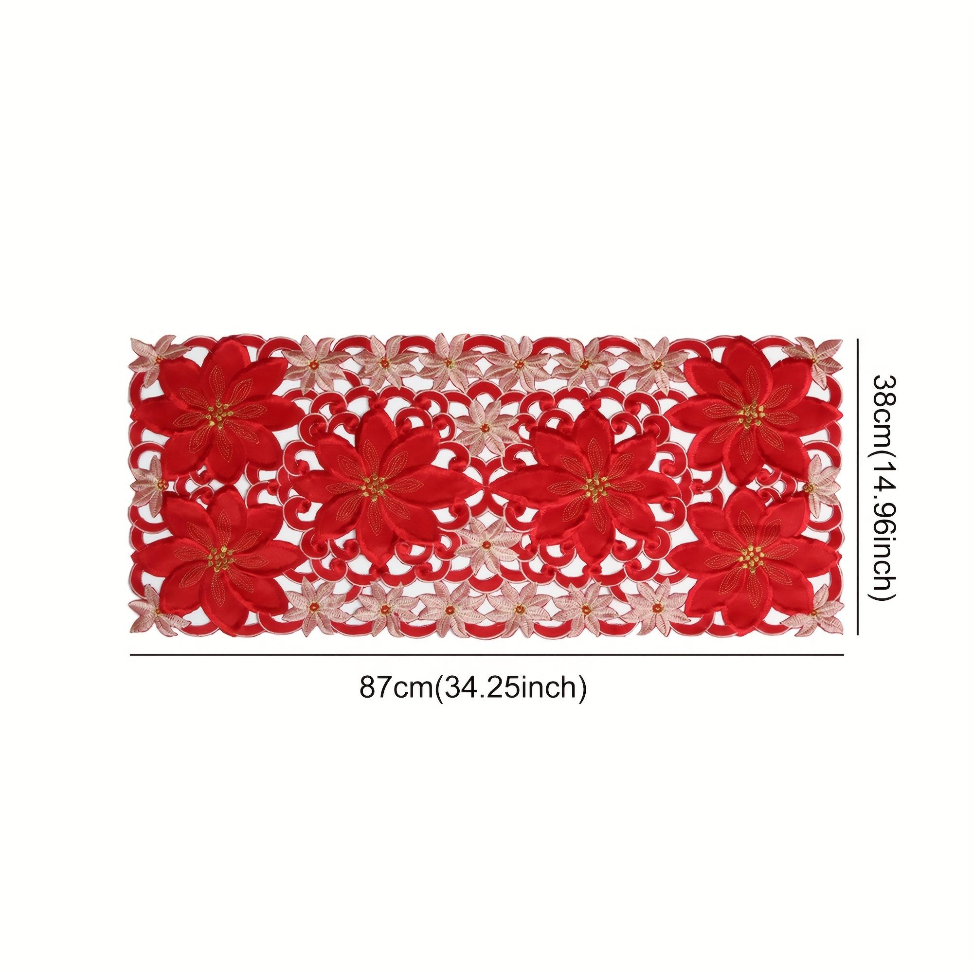 

2/1 шт. рождественские напечатанные скатерти для вечеринки, пикника, украшения стола, рождественские вышитые дорожки для стола, столовое белье 1PCS