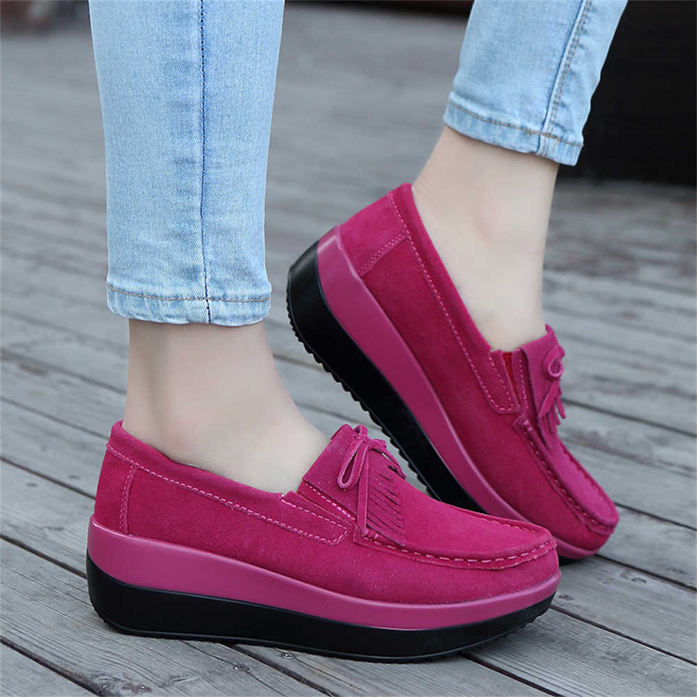 Fashion Mocasin Khaki Platform Sport Shoes Women High Heel Sneakers Women's Sneakers Vip Boti Racing Tnis Welcome Deal Workout