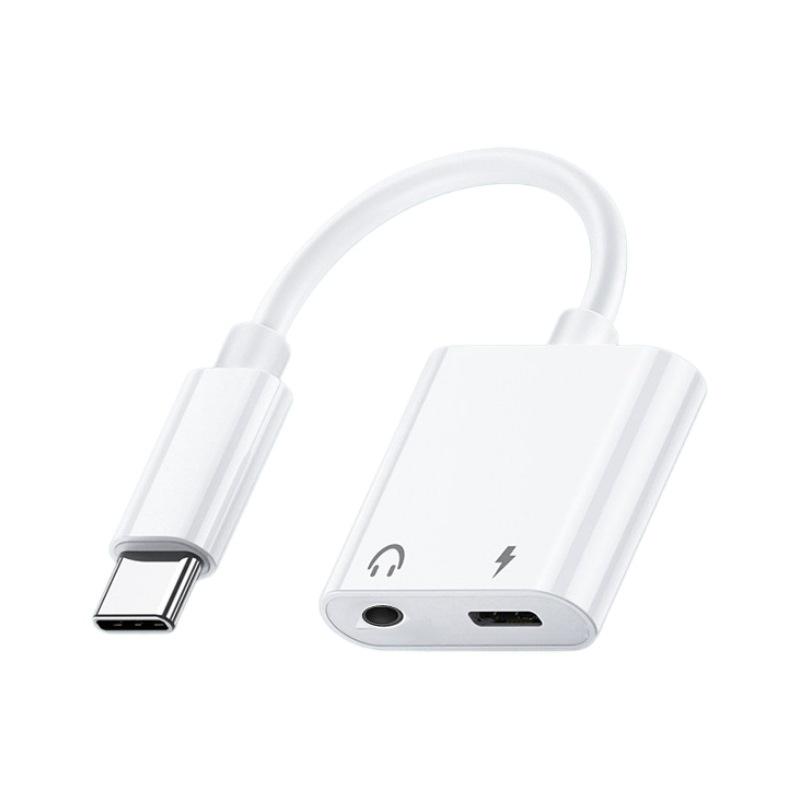 3.5mm Audio and Charging Adapter for iPhone 15/16 - Type-C/USB-C Compatible
