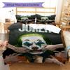 Joker Movie ,  Bedding Quilt Set Quilt Cover Pillowcase Home Decoration Birthday Gift (1 * duvet cover + 2 * pillowcase, without core)