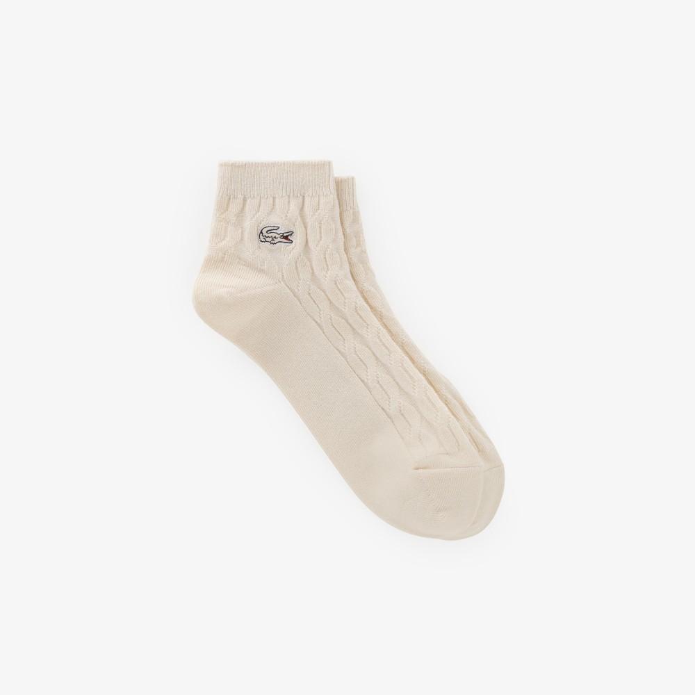 [lacoste] Женские носки с косами до щиколотки RA034E-56G056 0TU