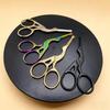 Stainless Steel Round-Head Nose, Eyebrow, Eyelash, and Makeup Scissors