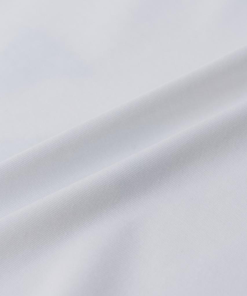 Emelbi Basic Lace Mega Logo Oversized Short Sleeve T-Shirt Ny (White)