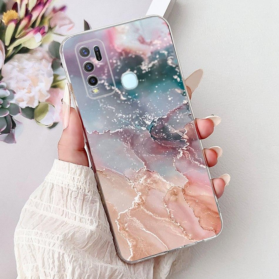 For Vivo Y50 Y30 Y30i 1935 1938 Cool Dragon Tiger Painted Phone Case For Vivo Y30 Y30i Y50 Soft Silicone TPU Cases