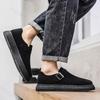 Men's Loafers 2025 Suede Leather Casual Shoe Retro Brown Men Fashion Comfort Slip-On Platform Shoes Men Zapatos De Hombre