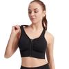 Shockproof High Impact Support Sports Bra with Zipper for Women Plus Size Workout Running Yoga Bodybuilding Top