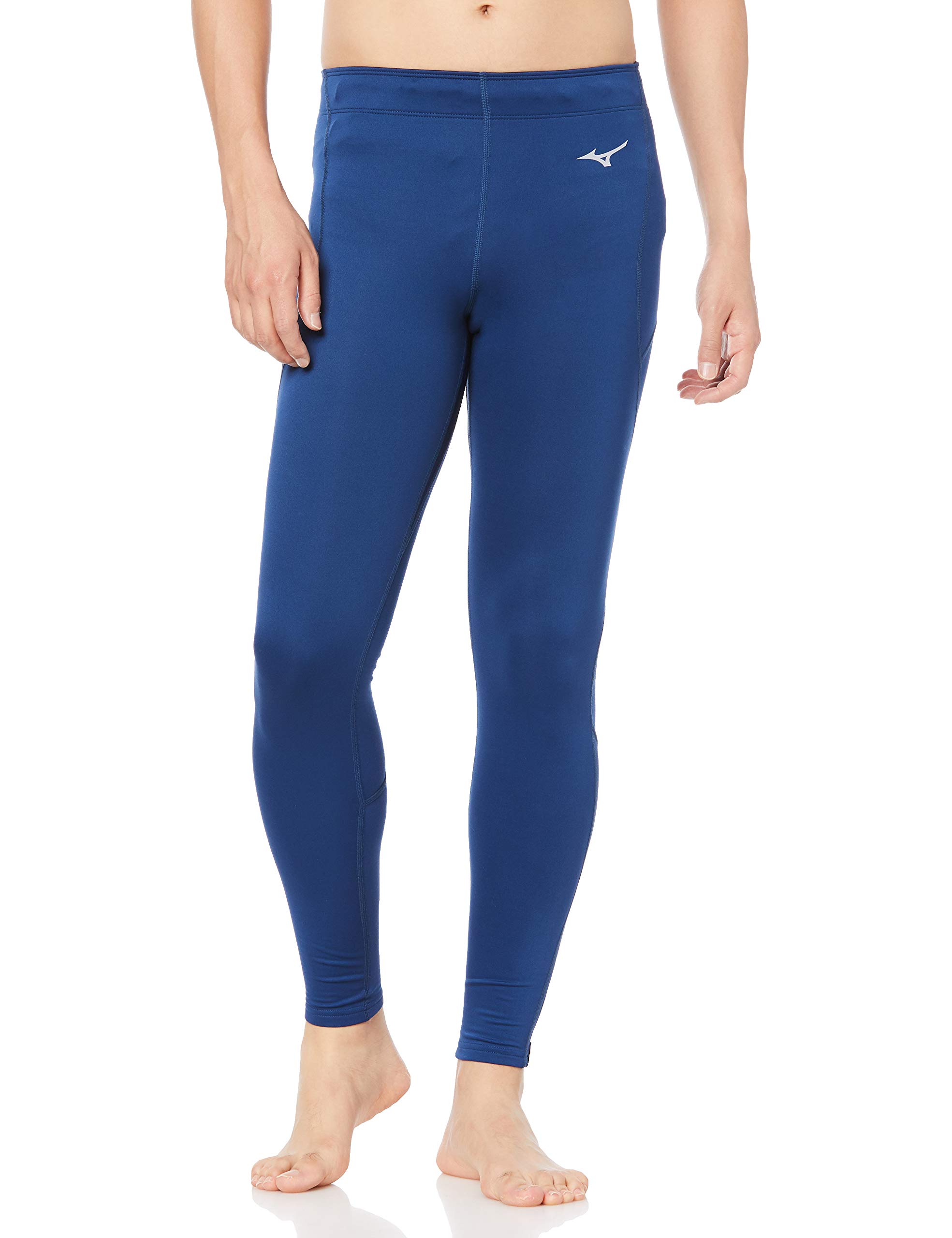 

Mizuno Warmer Light Tights with Fleece Lining and Zipper Estate Blue Size Small Size Men s Pockets, (J2MB0510), (Japan Small)