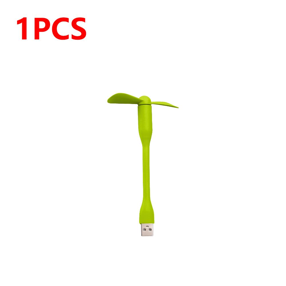 1/2PCS USB Cooling Fan Electronic Gadget Ventilador Led Usb Mini Ventilator Portable Flexible Cooler For Laptop Power Bank