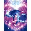 Animal Dolphins with Fish 5D Diy Diamond Painting Full Round Drill Mosaic Diamond Embroidery Rhinestones Home Decoration