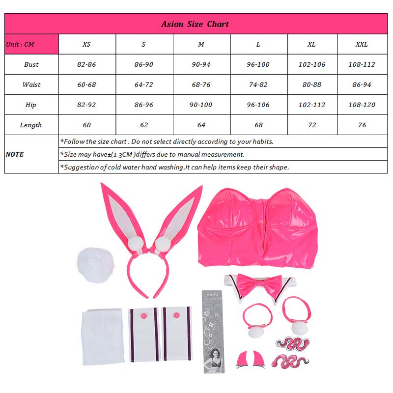 Viper Bunny Girl Costume Nikke Goddess Of Victory Women Sexy Cosplay Bunny Suit Viper Pink Jumpsuits