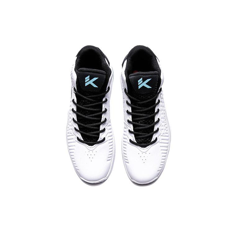 Anta KT3 KT Cushioning Slip Resistant Abrasion Resistant High top Basketball Shoes Men's White Black 11741105-9
