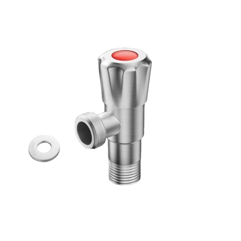 Regulable Flows Stainless Steel Angle Valves Elongated Precise Water Control Wall Mount Bath Fixtures Installation