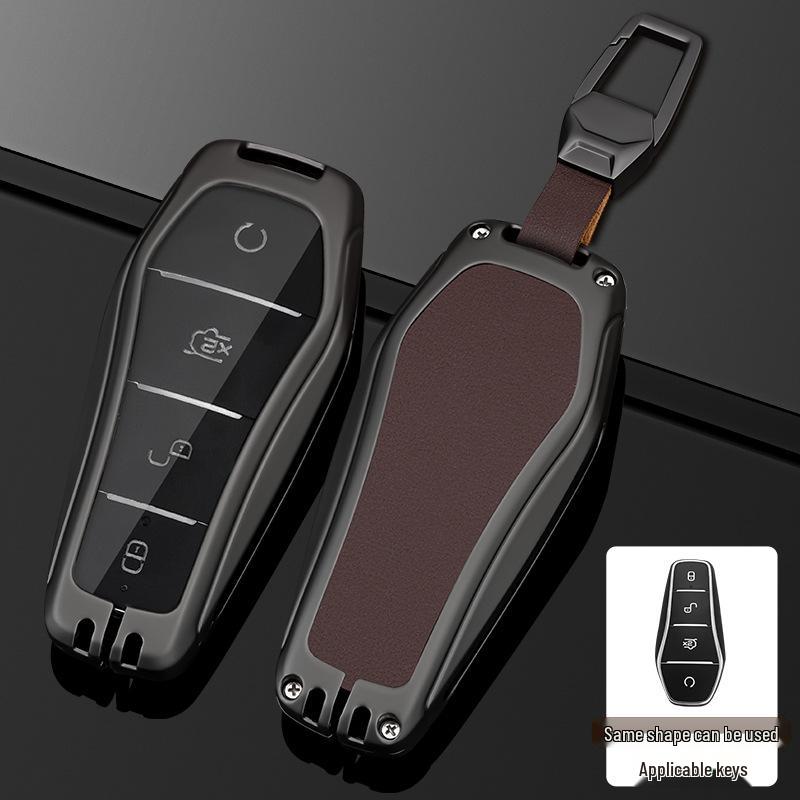 BYD Key Case: Compatible with Song QinPLUS/dmi, Dolphin E2, Tang Han EV, E3, Destroyer 05 - Full Coverage Shell