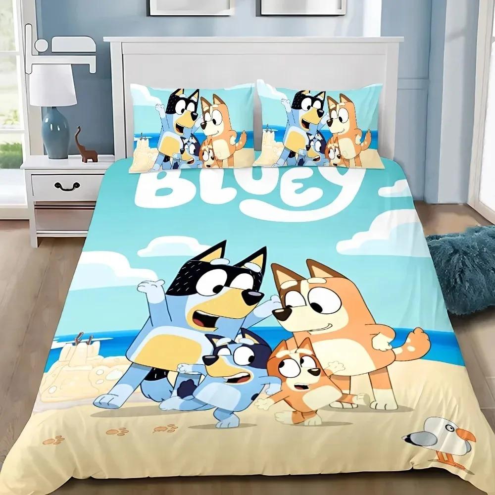

Comforter 3D Print New Design B-Blueys Bedding Set Bandit Chilli With 2/3Pcs Comforter For Bedroom Decor Comforter (quilt)-EU Single(135*200cm)3pcs